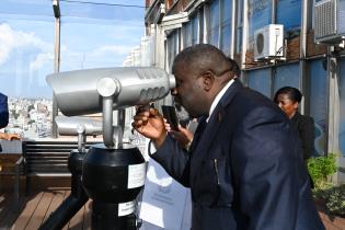 Visita de la delegación del gobierno de Angola