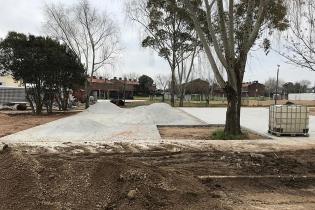 Obras en el Espacio Plaza Punta de Rieles