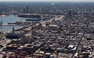 Vista aérea de Montevideo