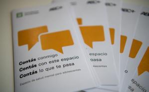 Inauguración de espacio de salud mental, Contás