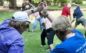 Actividad deportiva en el Jardín Botánico