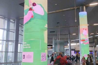 Obras del Museo Blanes en el aeropuerto Internacional el Dorado 
