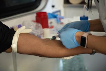 Jornada de extracción de sangre para testeos de anemia falcifor