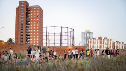 Inauguración del parque Mauá