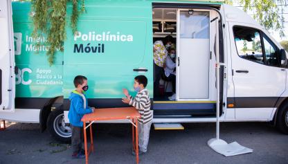 Policlínica móvil en barrio Villa Isabel y Paso Hondo en el marco del Plan ABC