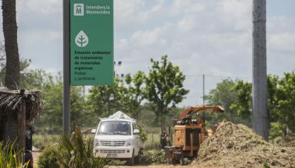 Estación ambiental para tratamiento de materiales orgánicos, Podas y Jardinería