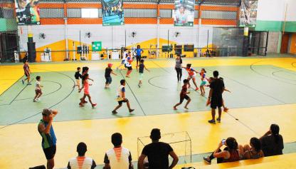 Actividad deportiva en Complejo SACUDE