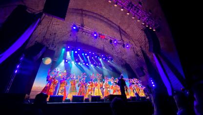 Concurso oficial de carnaval en el Teatro de Verano
