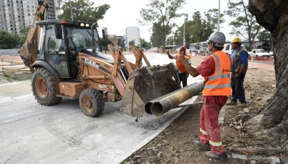 Obras en túnel Avenida Italia