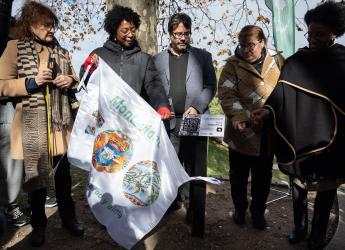Inauguración de placas en Sitio de Memoria Caserío de los Negr