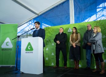 Asunción del alcalde del Municipio C, Damián Salvetto