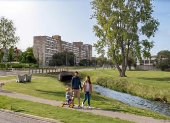 Presentaciòn de proyecto para espacio público El Progreso, continuación del parque lineal de arroyo Malvín