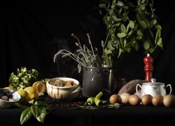 Escena inspirada en la cocina de Verónica. Montevideo, 2024. Fotografía digital