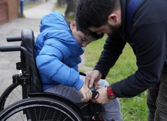 Benjamin, usuario del programa de atención a personas con discapacidad