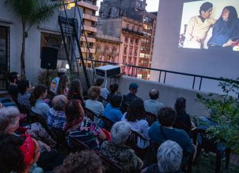 Cine en la azotea del CdF 