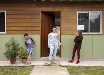 Inauguración de viviendas de Brazos Unidos
