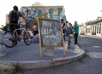 Visita a olla popular en Asociación Cultural Cuareim 1080
