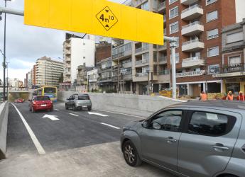 Habilitación de circulación hacia el Centro del túnel de Av. Italia