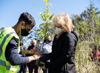 Inauguración de Plantatón en Punta Yeguas