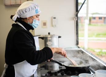 Talleres de Cocina Uruguay en barrio Cauceglia