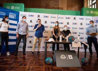 Sorteo del DRAFT Jr. NBA en la Sala Ernesto de los Campos