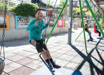 Cierre de actividades de verano del programa de atención a personas con discapacidad en el parque de la Amistad