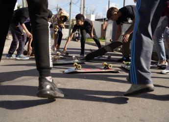 Escuela de skate en el centro juvenil La tortuga Cuadrada en el marco del Plan ABC + Deporte y Cultura