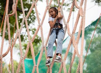 Campo Aventura espacio infantil en la Semana Criolla del Prado