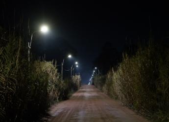 Encendido de luces en Santos Dumont