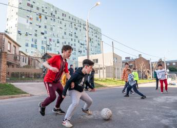 Peatonal barrial en al calle Ing. Enrique Chiancone, entre Veracierto e Hipólito Yrigoyen