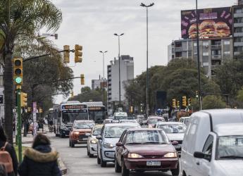 Tránsito en zona de Tres Cruces