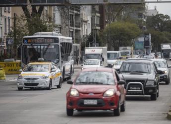 Tránsito en zona de Tres Cruces