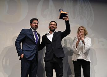 Entrega de los premios Charrúa en el Auditorio Nelly Goitiño