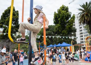 Actividades en la plaza Varela por el día de las plazas