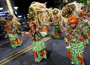 Barrio Cerrito en el desfile de Escuelas de Samba 2024 
