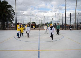 Inauguración de espacio público proyecto Parque Cauceglia