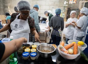 Curso sobre Alimentación Saludable programa de Educación Alimentaria Cocina Uruguay Migrantes