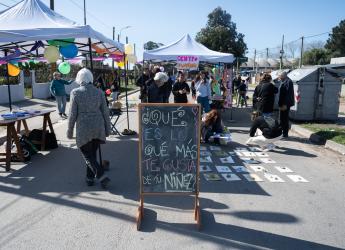 Peatonal barrial en las calles Camino Oncativo y Carlos César Lenzi