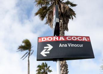 Inauguración de la calle Ana Vinocur