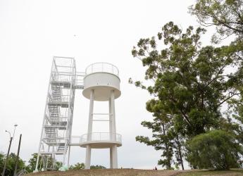 Inauguración del mirador de Santiago Vázquez