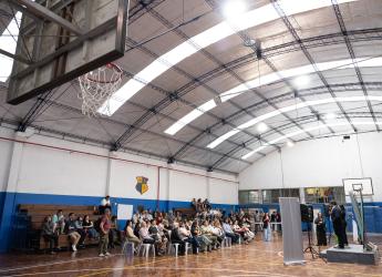 Inauguración de obra del Presupuesto Participativo: Acondicionamiento del gimnasio de ASUR