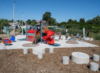 Inauguración de nueva plaza en Paso Morlán