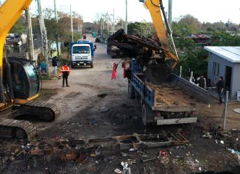 Operativo de limpieza en Cantera del Zorro