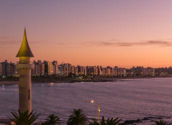 Vista área de Montevideo