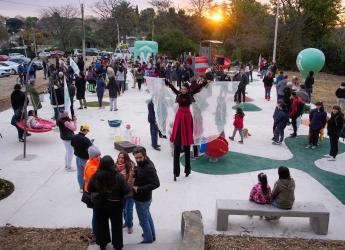 Inauguración de nueva plaza en Santiago Vázquez