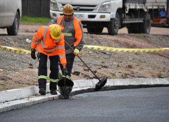 Obras en avenida Jacobo Varela