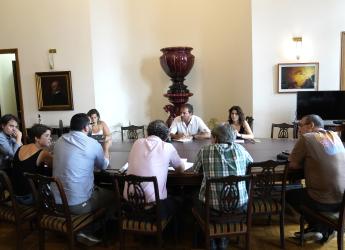 Reunión entre Christian Di Candia y Desarrollo Ambiental