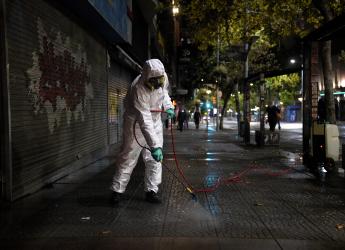Desinfección de espacios públicos