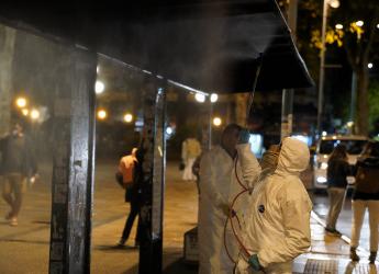 Desinfección de espacios públicos