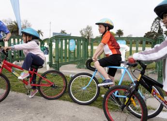 Actividades deportivas en el Velódromo de Montevideo